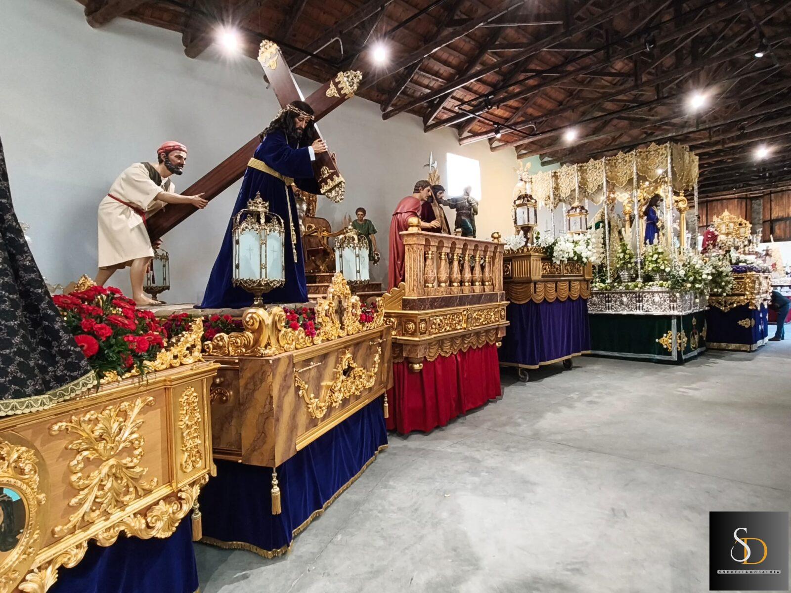 La exposición “Pasos e Imágenes de la Semana Santa de Socuéllamos” encara sus últimos días tras acercar el patrimonio cofrade a vecinos y visitantes