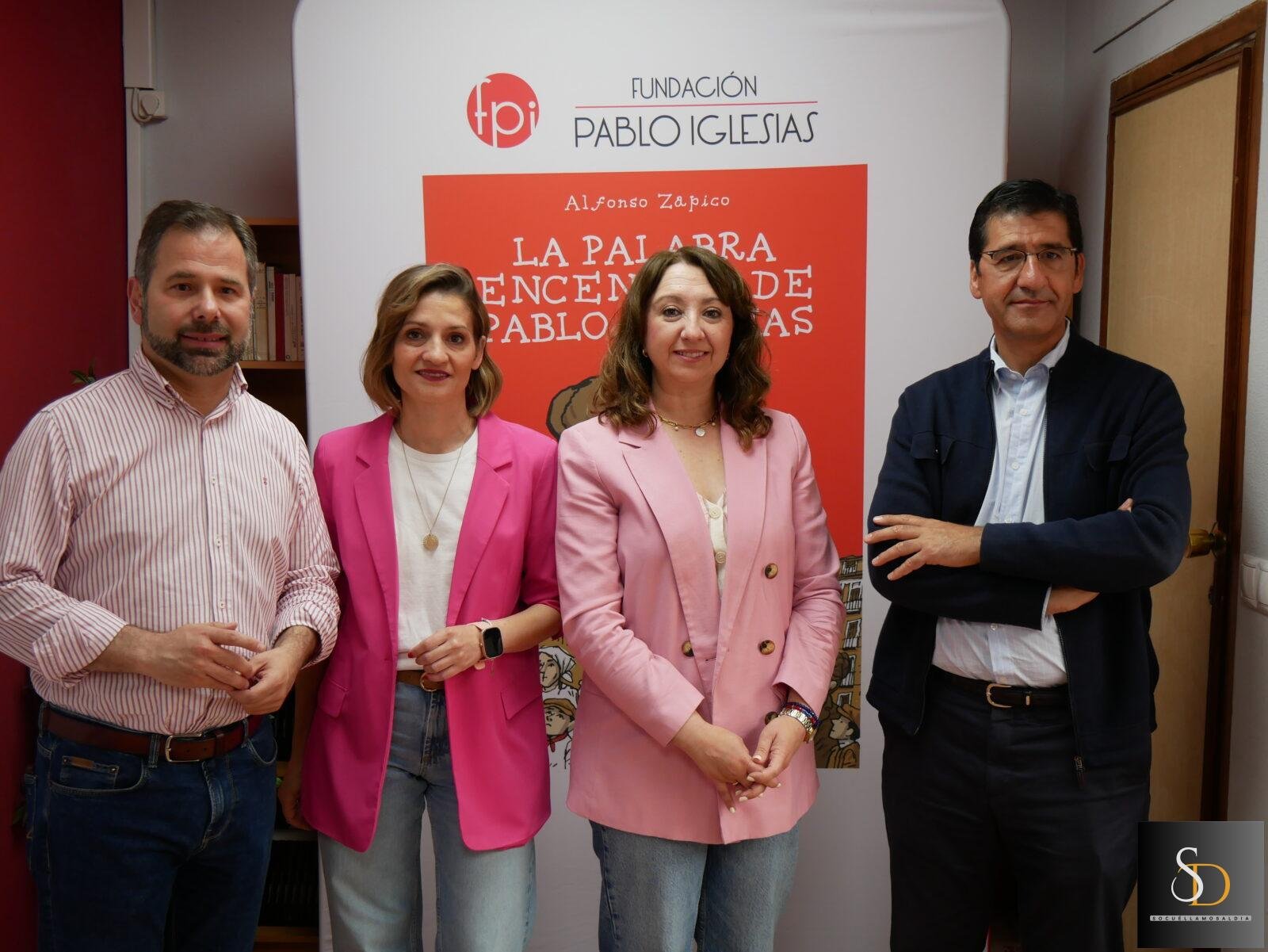 El PSOE de Socuéllamos inaugura la exposición “La palabra encendida de Pablo Iglesias” con una notable asistencia de público