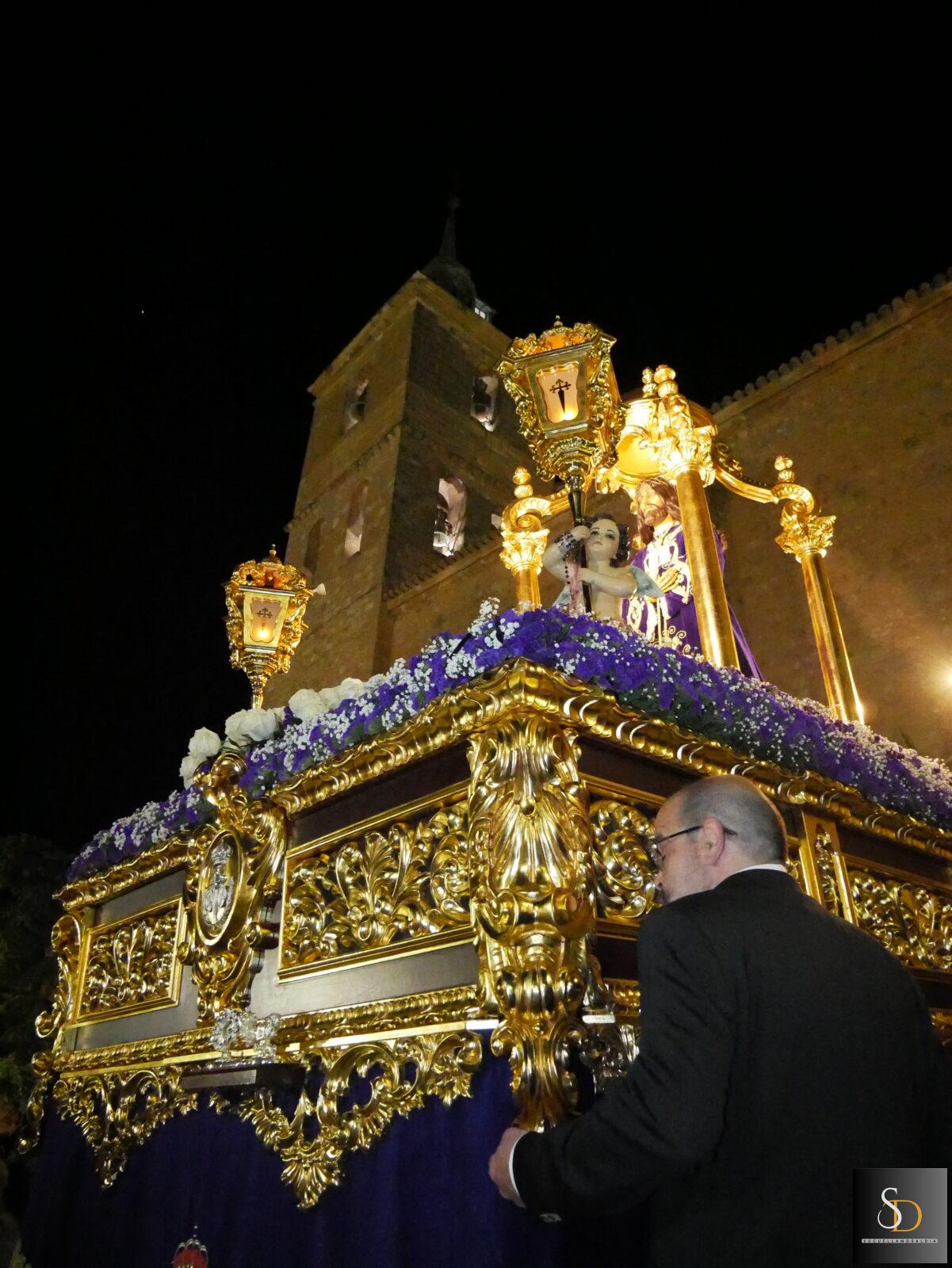 La madrugada del Jueves Santo reúne a la Piedad, Jesús Nazareno y a la Esperanza en una intensa procesión por Socuéllamos