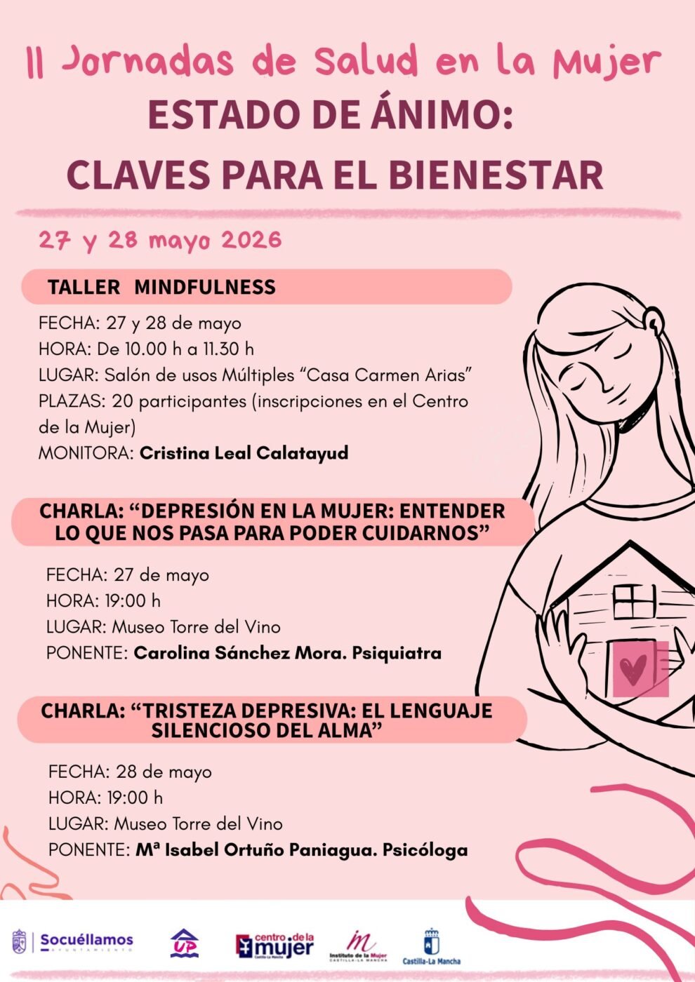 Socuéllamos celebrará las II Jornadas de Salud en la Mujer centradas en el bienestar emocional