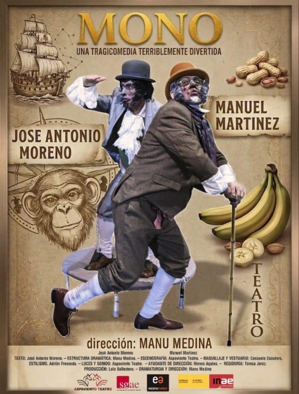 Aspaviento Teatro llevará “MONO” a Villar de Domingo García este sábado
