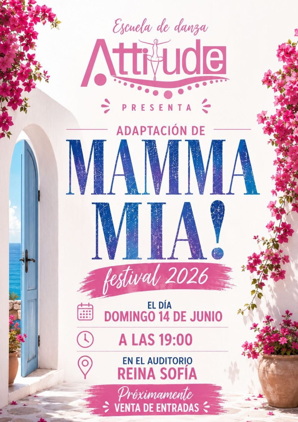 La Escuela de Danza Attitude llevará la magia de “Mamma Mia!” al escenario del Reina Sofía