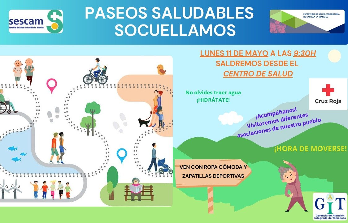 Socuéllamos pone en marcha una nueva edición de “Paseos Saludables” el próximo 11 de mayo
