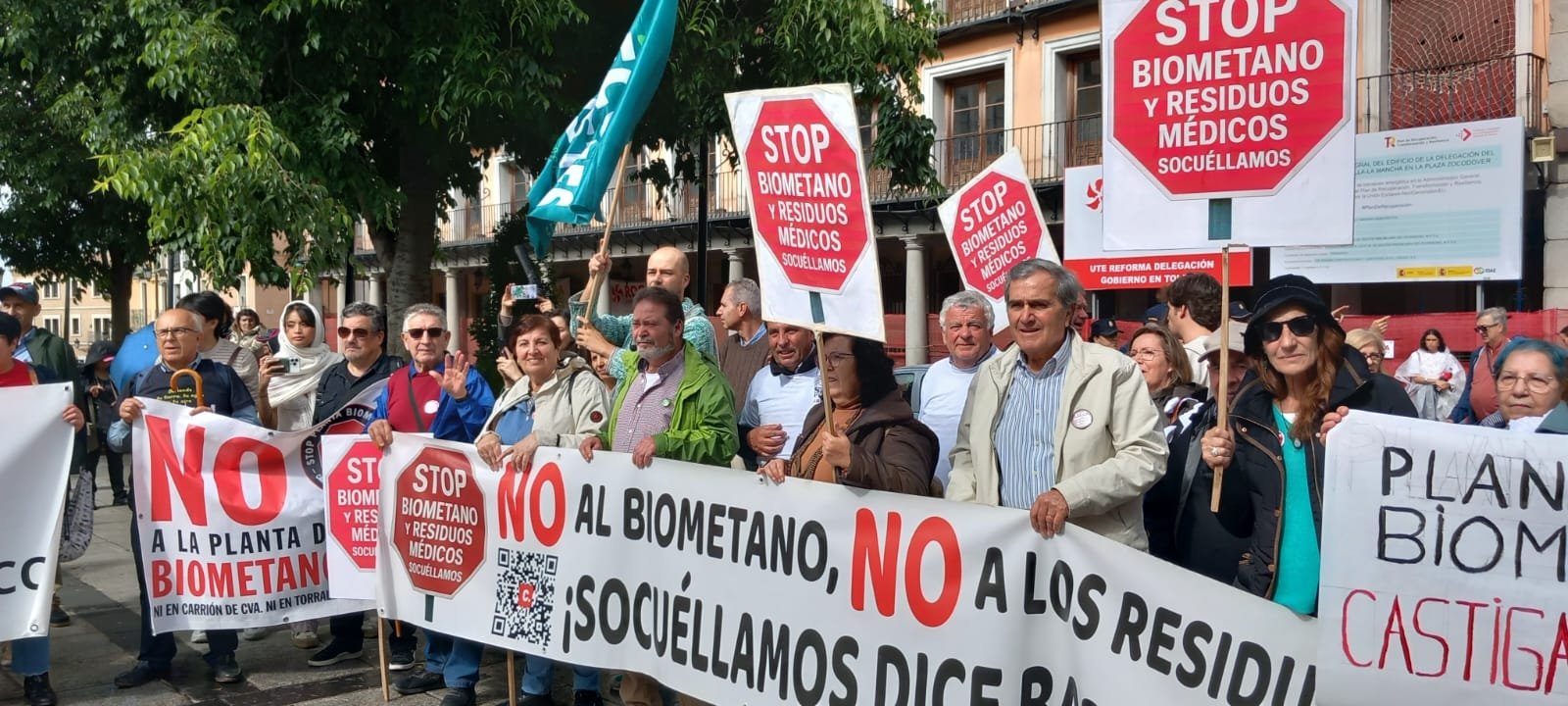 La plataforma Stop Biometano Socuéllamos participa en la concentración regional celebrada en Toledo