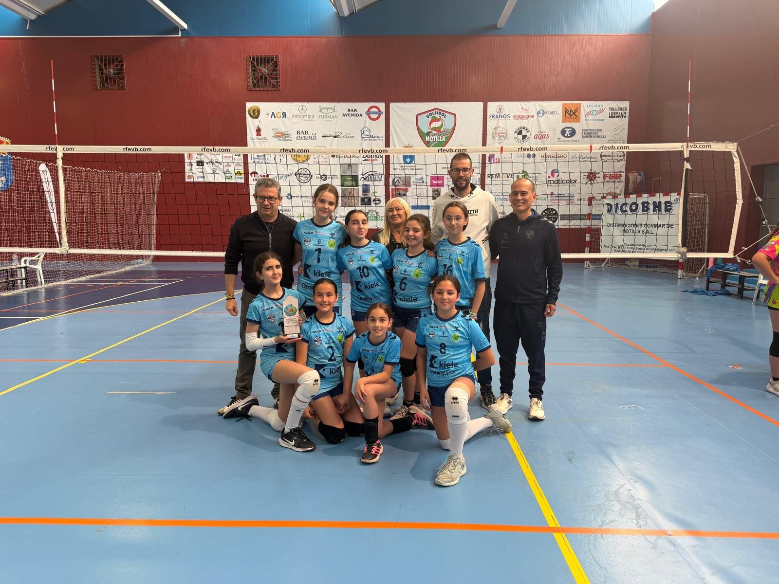 El alevín del Club Kiele, subcampeón regional y clasificado para el Campeonato de España