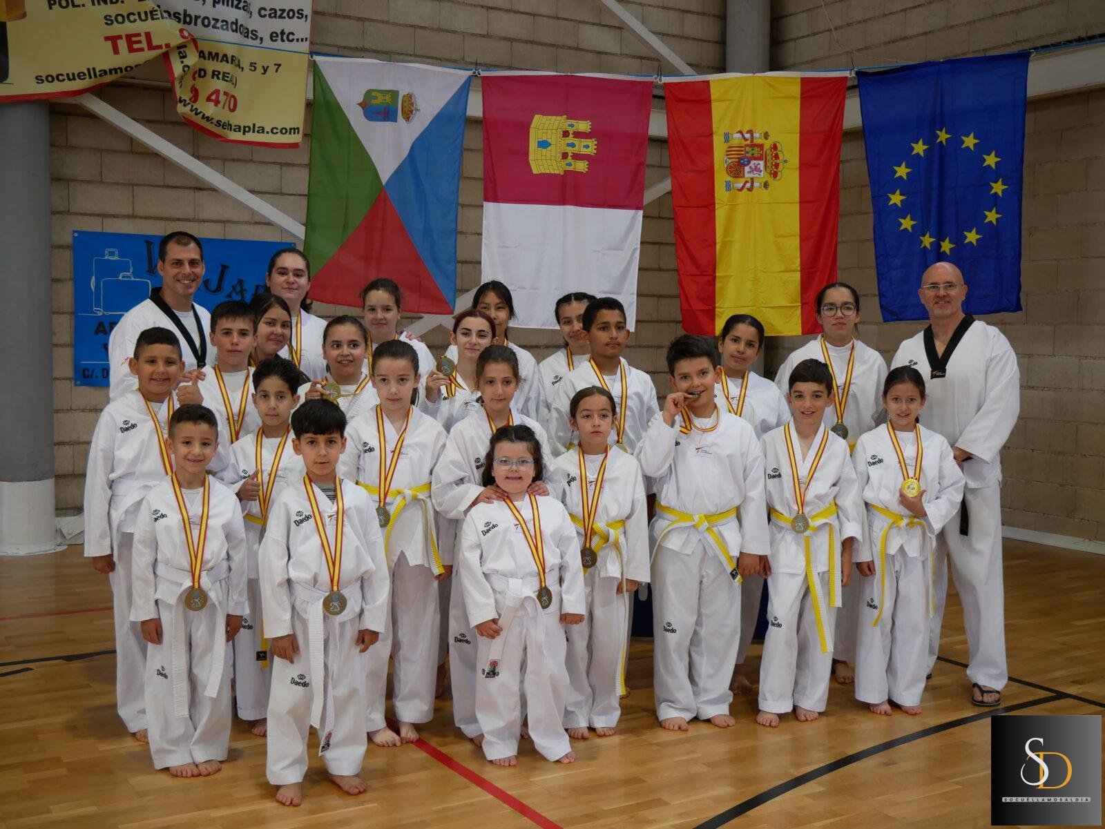 Socuéllamos acoge con éxito el campeonato regional de Taekwondo y consolida el crecimiento de la escuela Kwan