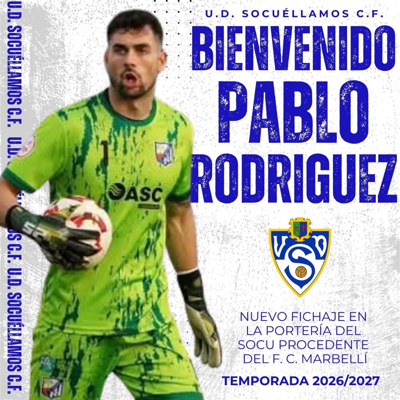 Pablo Rodríguez, primer fichaje de la UD Socuéllamos en la era Augusto Teruel
