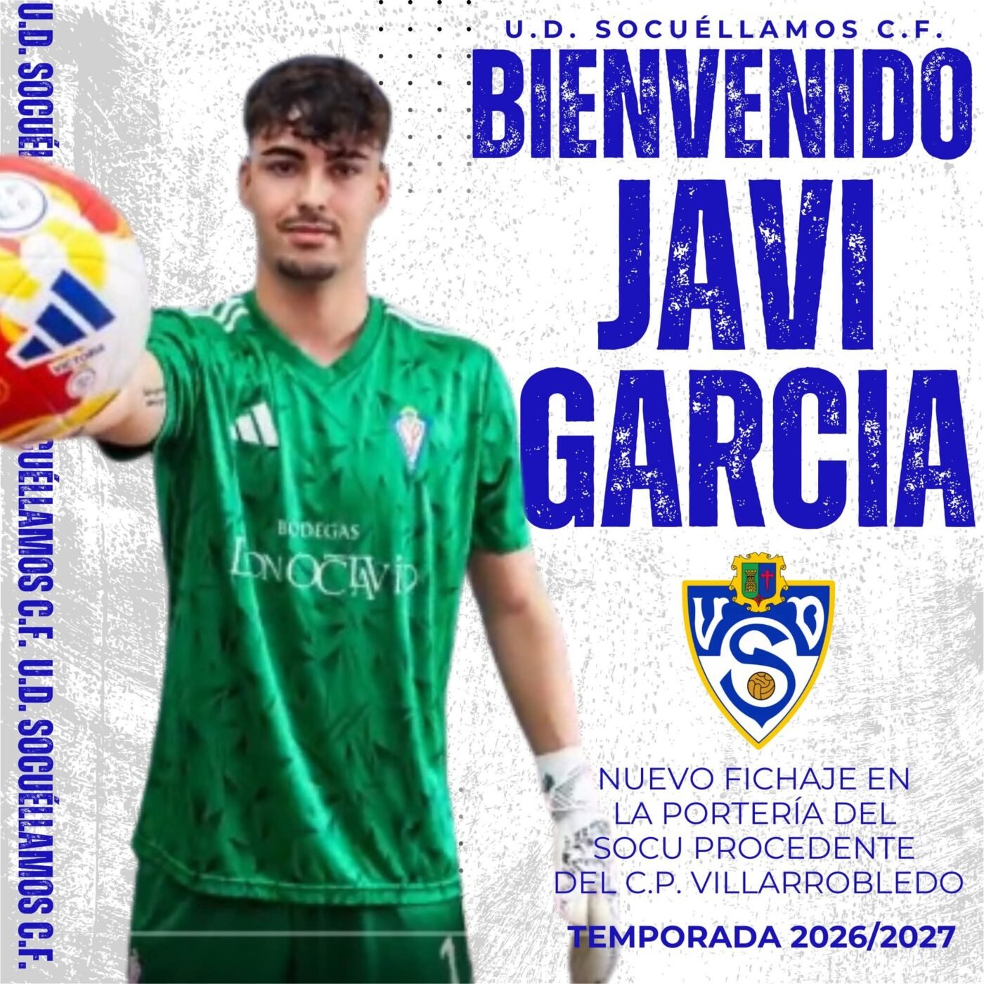 Javi García, segundo fichaje del Yugo UD Socuéllamos para la temporada 2026/2027