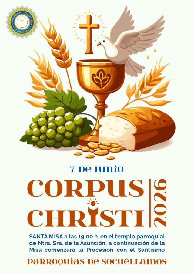 Socuéllamos celebrará este domingo la festividad del Corpus Christi con misa y procesión