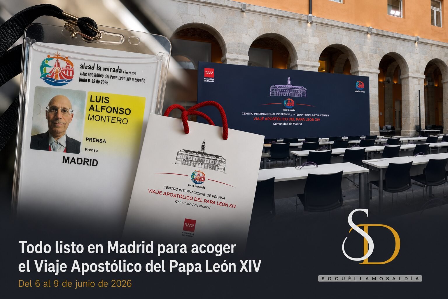 Alfonso Montero llevará a Socuéllamos Al Día a la histórica visita del Papa a España